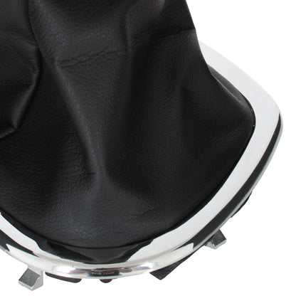 Opel Vivaro B 14-19 gear knob BLACK / CHROME + BLACK GAITER WITH CHROME FRAME 6 SPEED