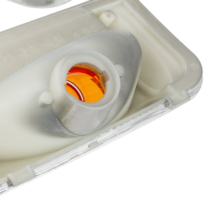 Fiat Ducato 2006- turn signal in mirror ORANGE INSERT left + right 2 pcs. SET