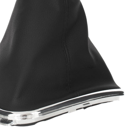 VW Bora 98-05 gear knob BLACK + GAITER + CHROME FRAME