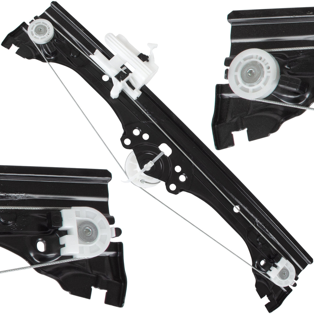 Fiat 500 2007- electric window regulator WITHOUT MOTOR front left