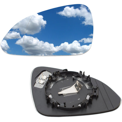 Opel Insignia 08-13 mirror glass HEATED left