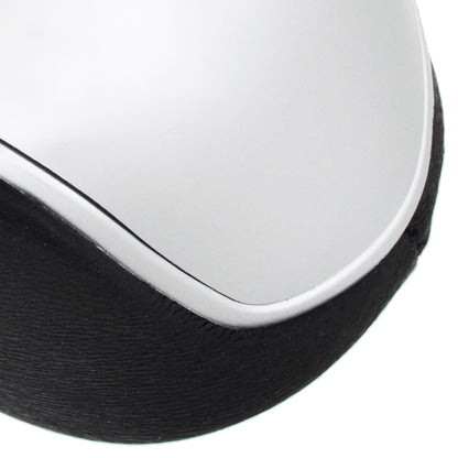 Ford Mondeo IV V gear knob BLACK ECO-LEATHER + SILVER + RED 6-SPEED SHIFT PATTERN