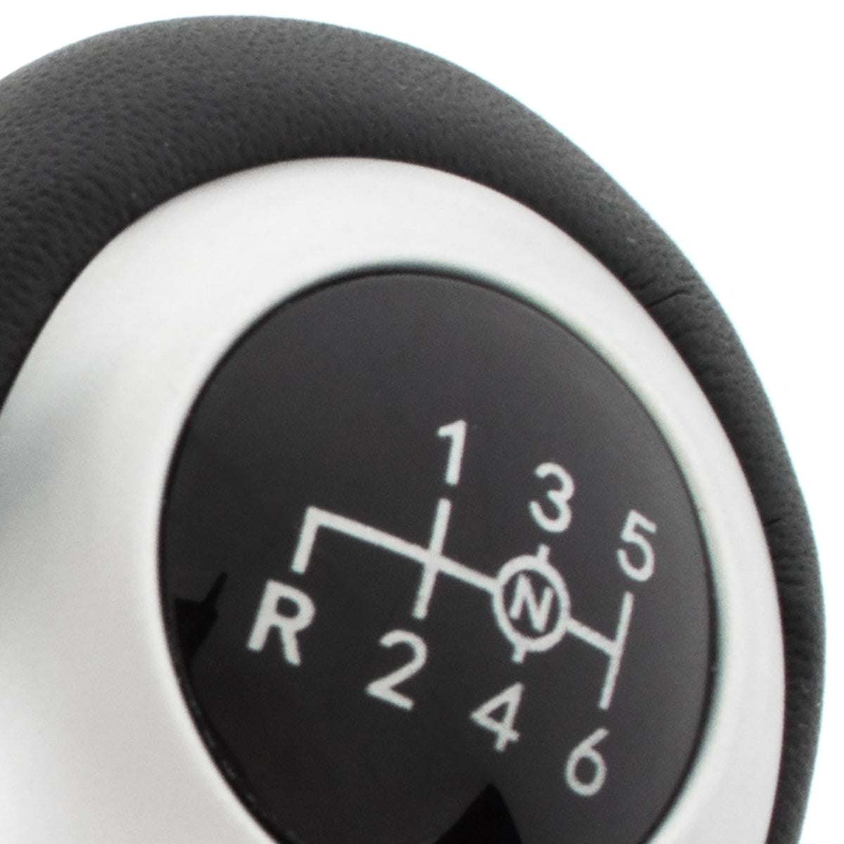 Mercedes W176 A-Class 12-18 gear knob BLACK / SILVER 6 SPEED