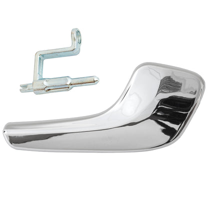 Opel Corsa D 06-14 interior door handle CHROME right + 2 pcs. interior door handle pins SET