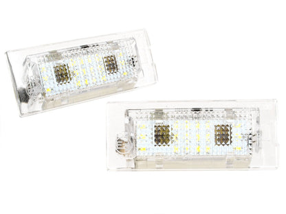 BMW X5 E53 X3 E83 LED license plate lights 2 pcs set.