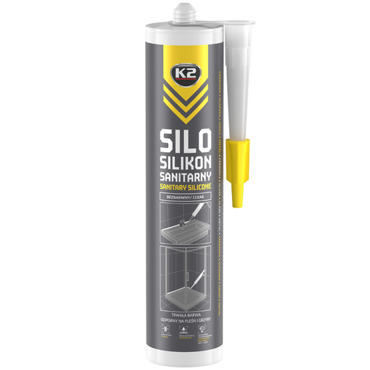 K2 SILO SILIKON SANITARNY BEZBARWNY 300ml B263 | B.L 12367
