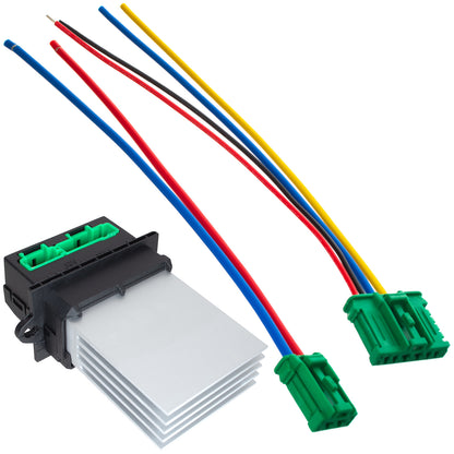 Renault Modus Blower Motor Resistor + 2x PLUG (2 PIN + 4 PIN) 3pcs SET