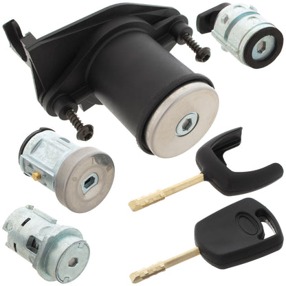 Ford Fusion 02-12 ignition lock cylinder + door lock cylinder + trunk lock cylinder + fuel filler cap lock cylinder 4 pcs. SET