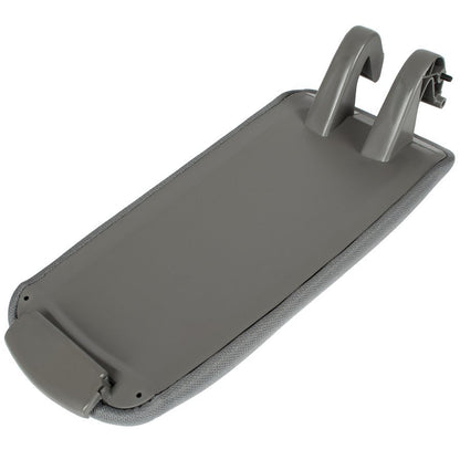 Audi A4 B7 04-08 armrest lid with button and upholstery COMPLETE GREY FABRIC THICK HINGES