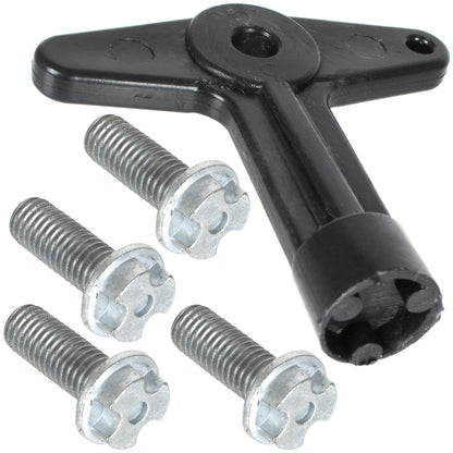 Opel Agila A Astra F G Classic Calibra Corsa B C Kadett E Omega A B Senator B Tigra A Vectra A B Zafira A key + 4 hubcap screws COMPLETE NORMAL VERSION 28 MM