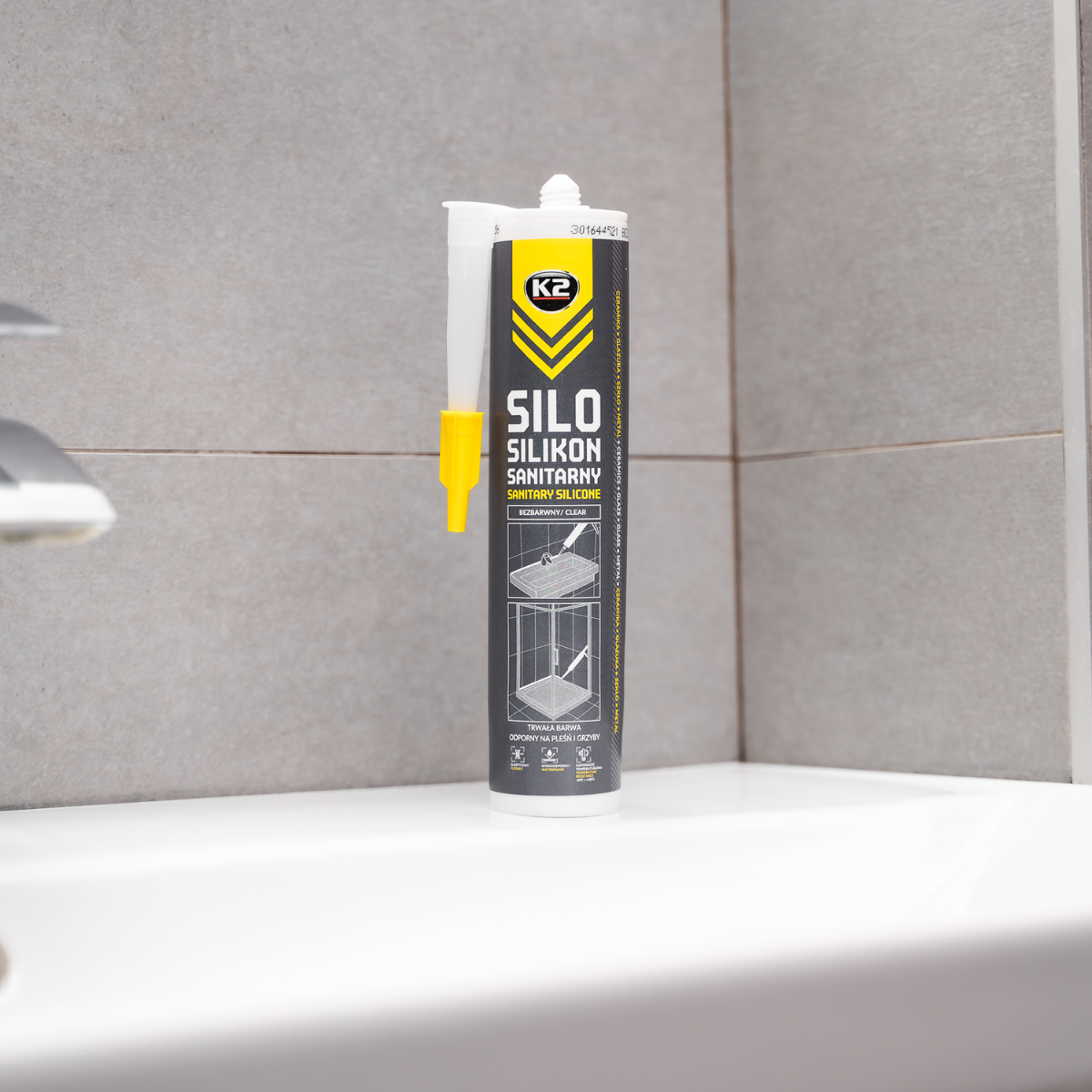 K2 SILO SILIKON SANITARNY BEZBARWNY 300ml B263 | B.L 12367