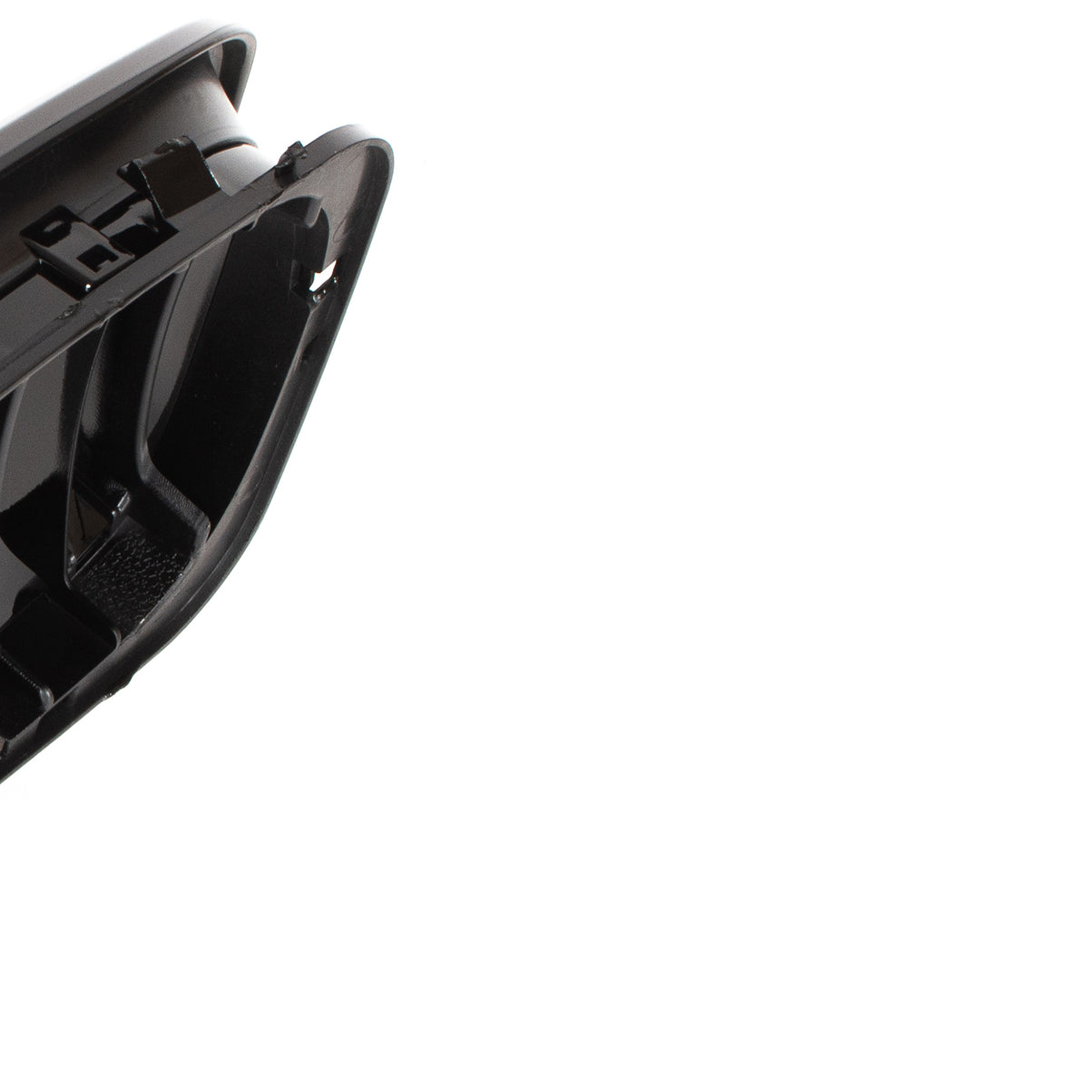 BMW 3 E46 FL 01-15 SEDAN / ESTATE dummy grilles between headlights (kidneys) left + right set BLACK GLOSSY DOUBLE BAR