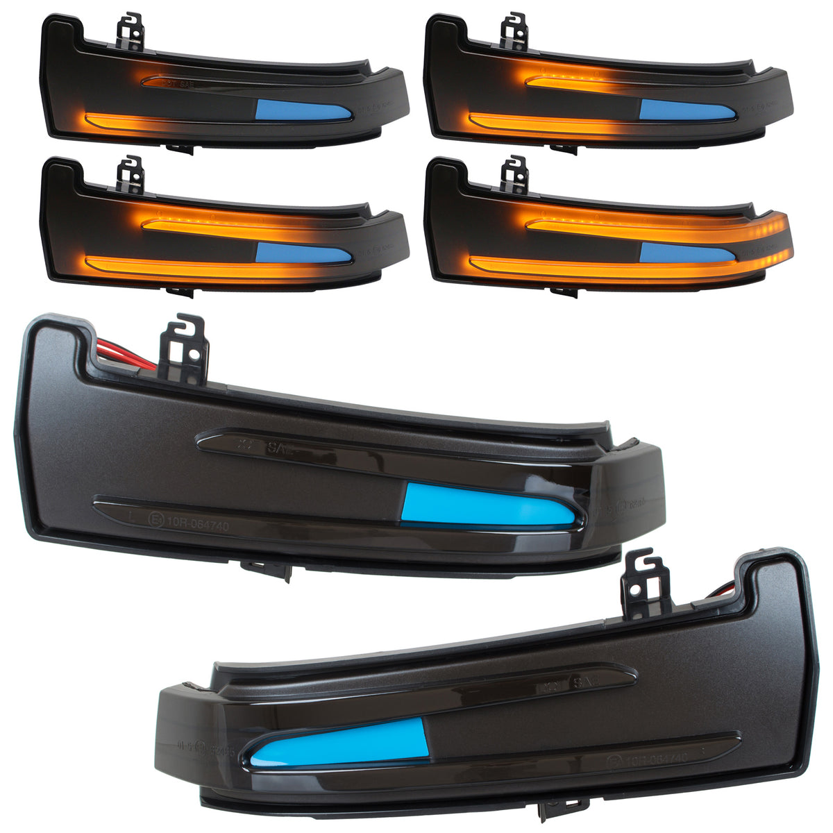 Mercedes W246 B-Class 11-19 Mirror Indicator Left + Right SMOKED DYNAMIC LED 2 pcs. SET