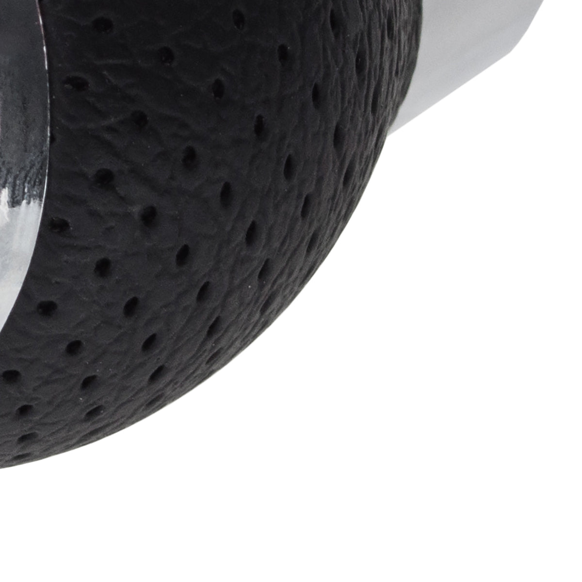 Mitsubishi Lancer VIII 2007 - Gear shift knob 6-SPEED BLACK PERFORATED ECO-LEATHER