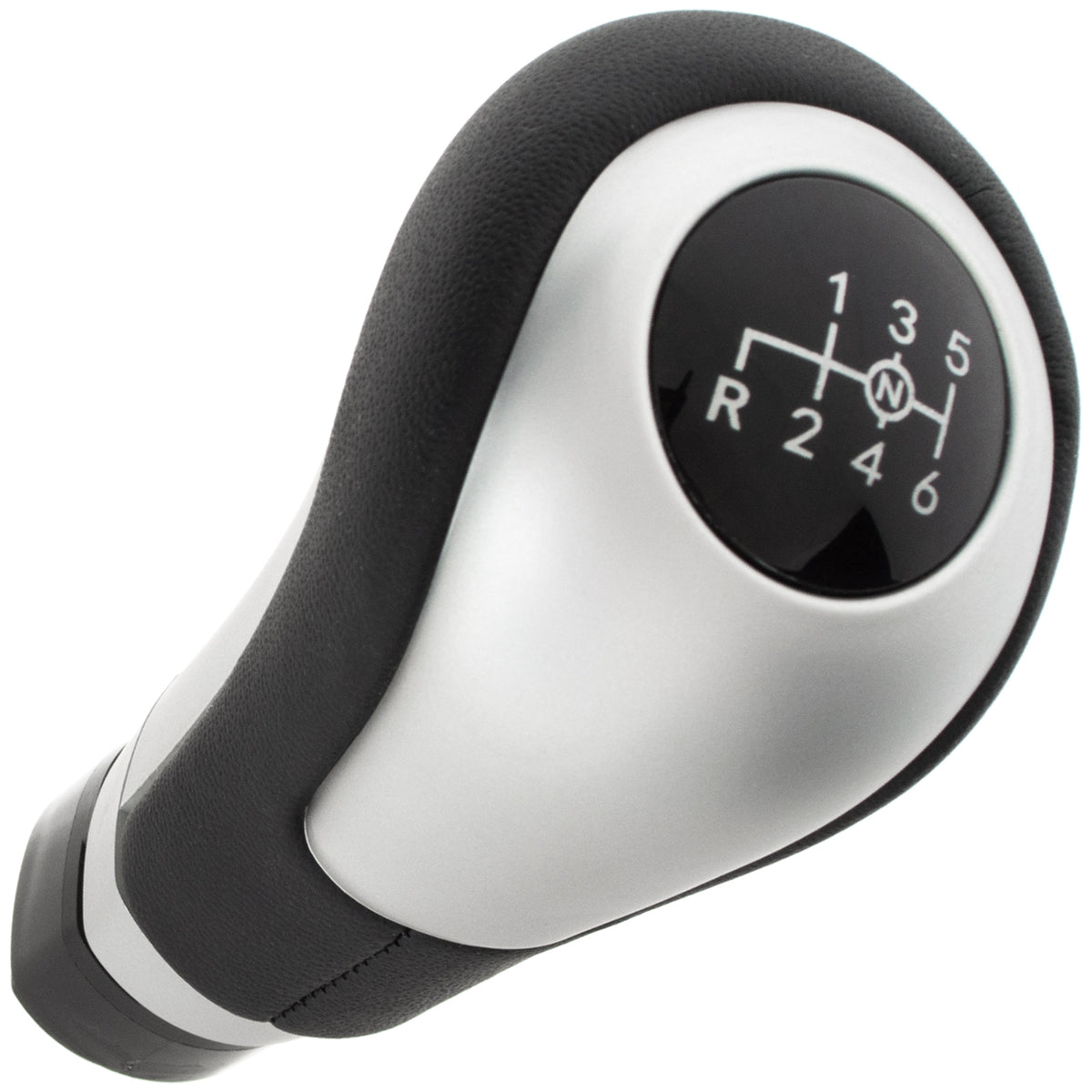 Mercedes W176 A-Class 12-18 gear knob BLACK / SILVER 6 SPEED