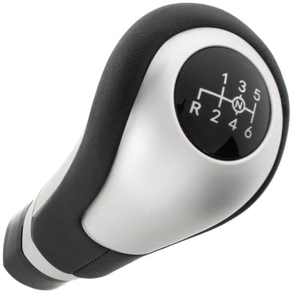 Mercedes W176 A-Class 12-18 gear knob BLACK / SILVER 6 SPEED