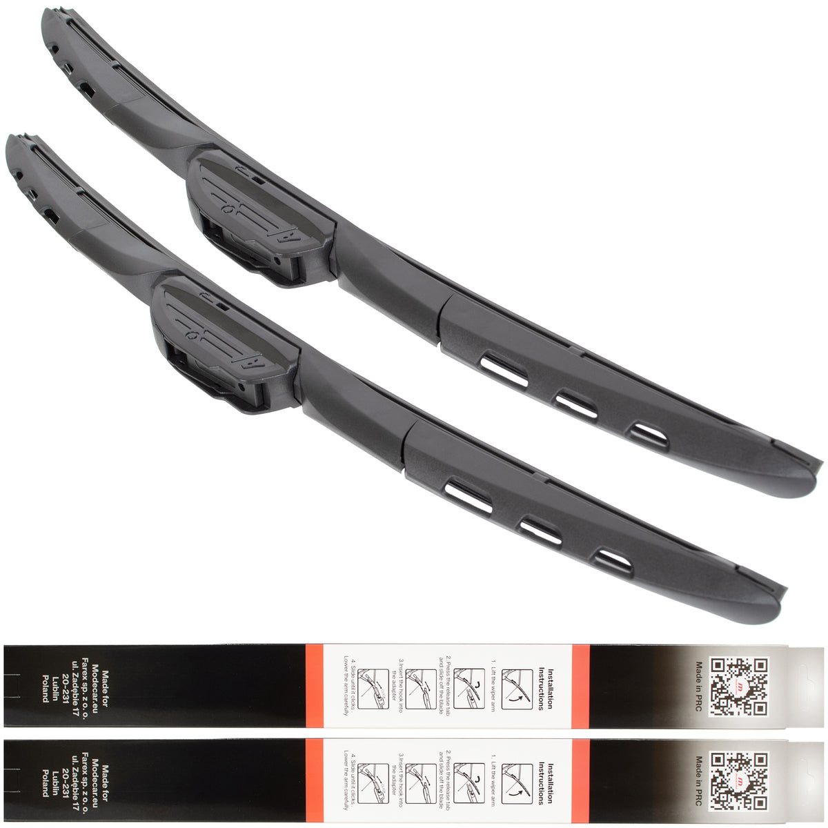 Pióro wycieraczki szyby przedniej M MODECAR FORCE FLEX 600mm + 350mm 2 szt. KPL