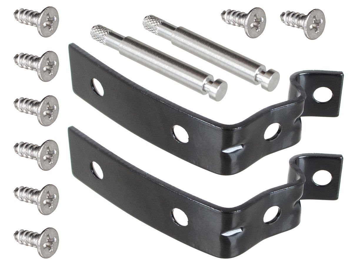 Audi A3 8P 03-12 passenger glove box hinges + pins + screws SET