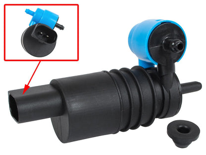 VW Bora Caddy II III Golf IV PLUS V VI VII Lupo Multivan V Passat B5 B6 B7 B8 Polo III IV V Scirocco Sharan I II Tiguan I Touareg I II Touran I II T5 UP! front / rear windshield washer pump