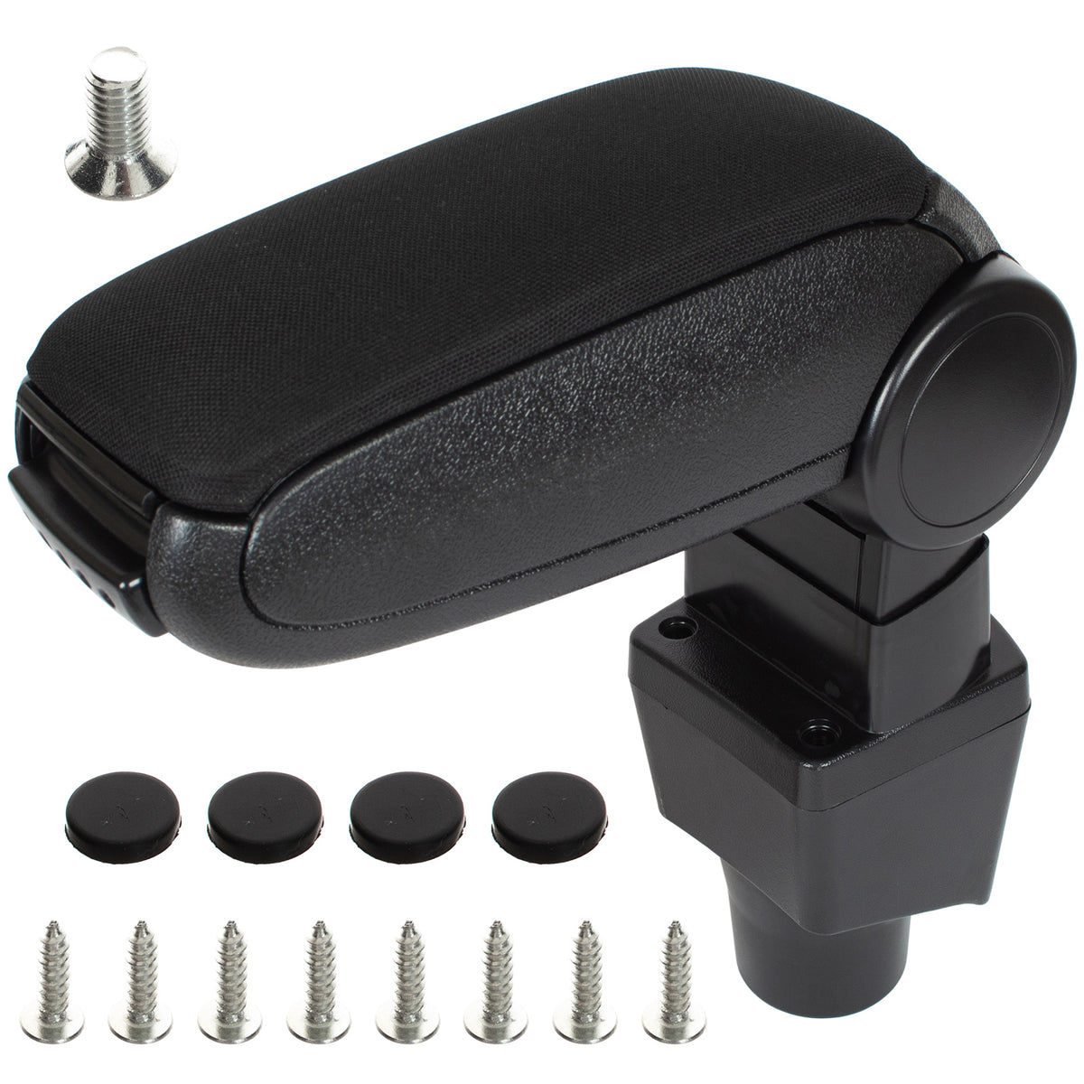 Dacia Dokker 16-21 armrest SET BLACK FABRIC + mounting kit
