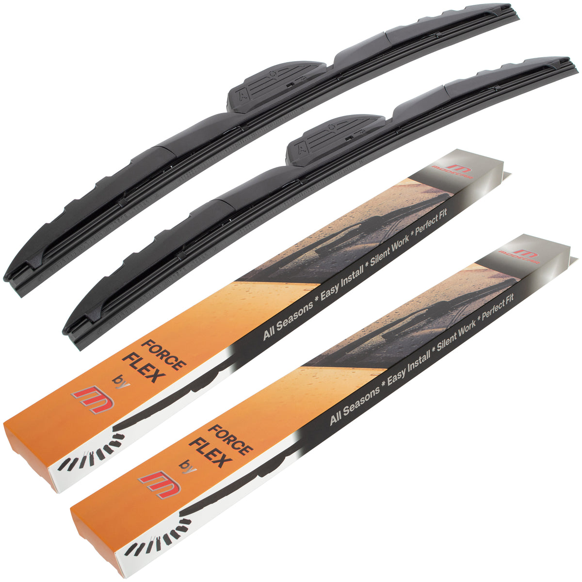 Pióro wycieraczki szyby przedniej M MODECAR FORCE FLEX 600mm + 475mm 2 szt. KPL