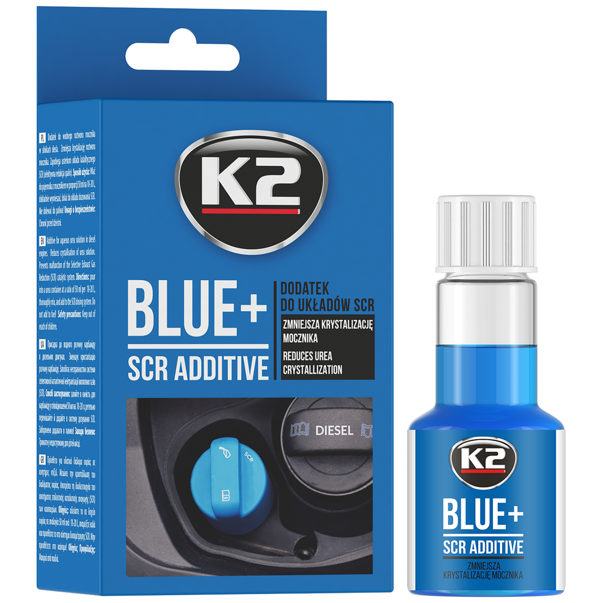 Dodatek do systemów SCR ograniczający krystalizację mocznika K2 BLUE+ 50ml T328