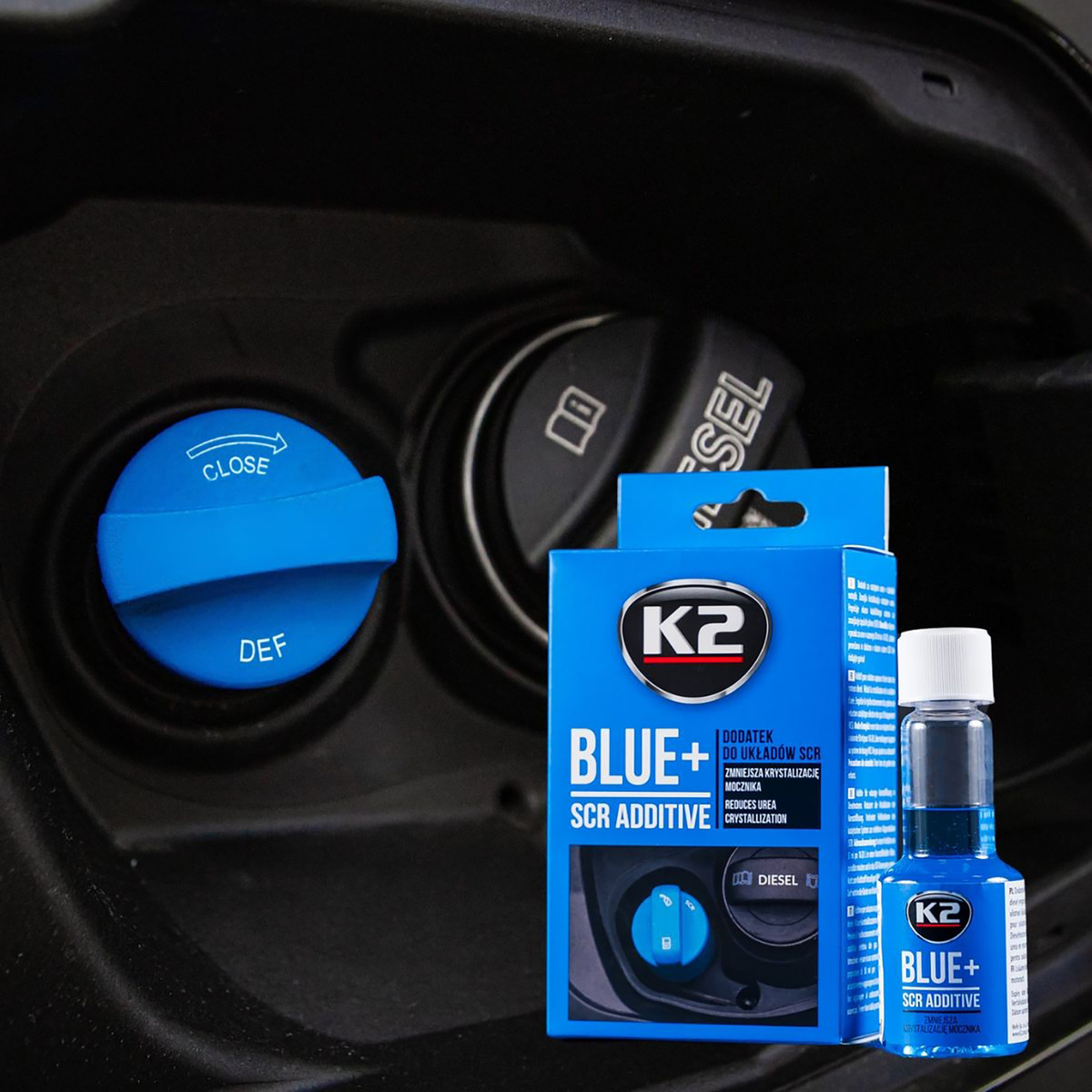 Dodatek do systemów SCR ograniczający krystalizację mocznika K2 BLUE+ 50ml T328