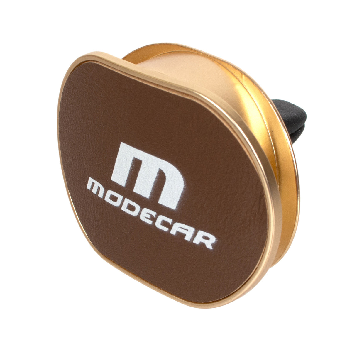 M MODECAR Dyfuzor zapachowy na kratkę nawiewu WF-108 - ZŁOTY METAL + BRĄZOWA SKÓRA