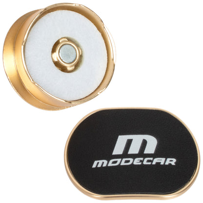 M MODECAR Dyfuzor zapachowy na kratkę nawiewu WF-108 - ZŁOTY METAL + CZARNA SKÓRA