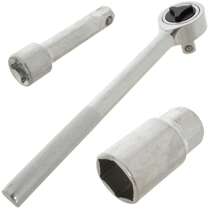 M MODECAR Zestaw narzędzi (klucze nasadowe) w walizce 1/4" i 3/8" 40PCS