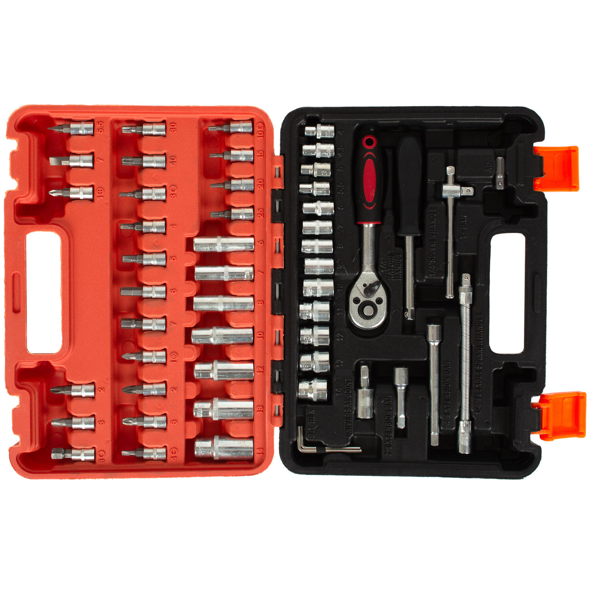 M MODECAR Zestaw narzędzi w walizce 1/4" 53PCS
