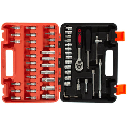 M MODECAR Zestaw narzędzi w walizce 1/4" 53PCS