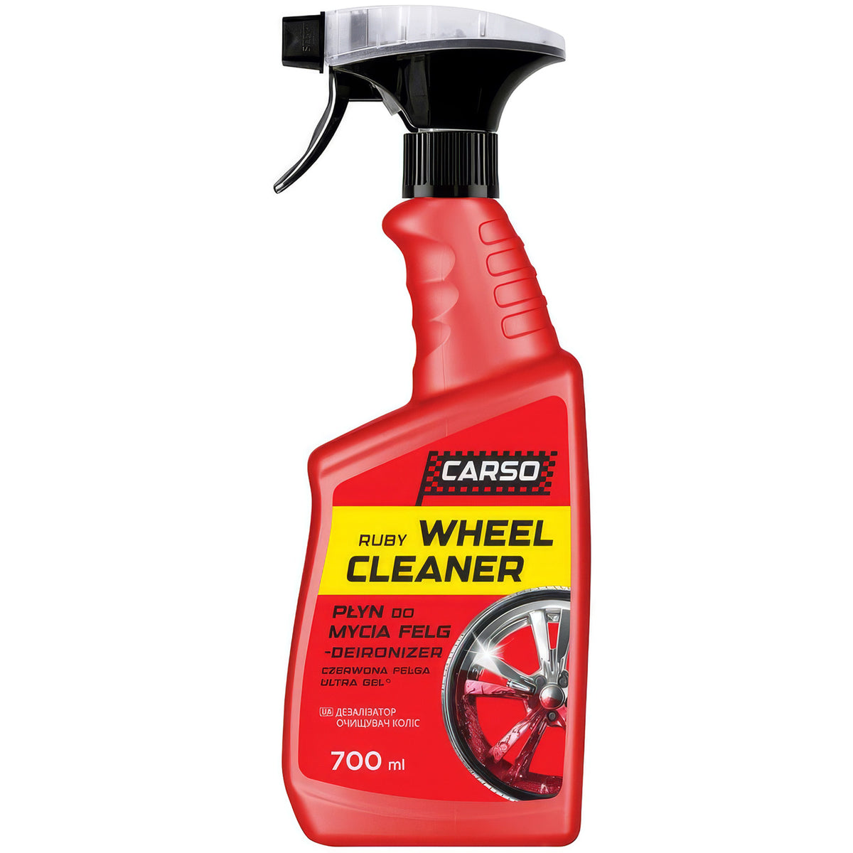 Płyn do felg K2 CARSO Ruby Wheel Cleaner 700ml Czerwona Felga C167