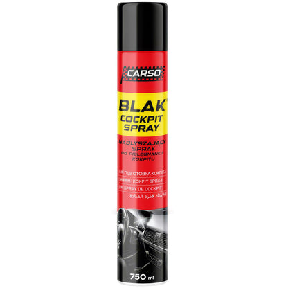 Spray do deski rozdzielczej K2 Carso Blak New Car 750ml C407NC