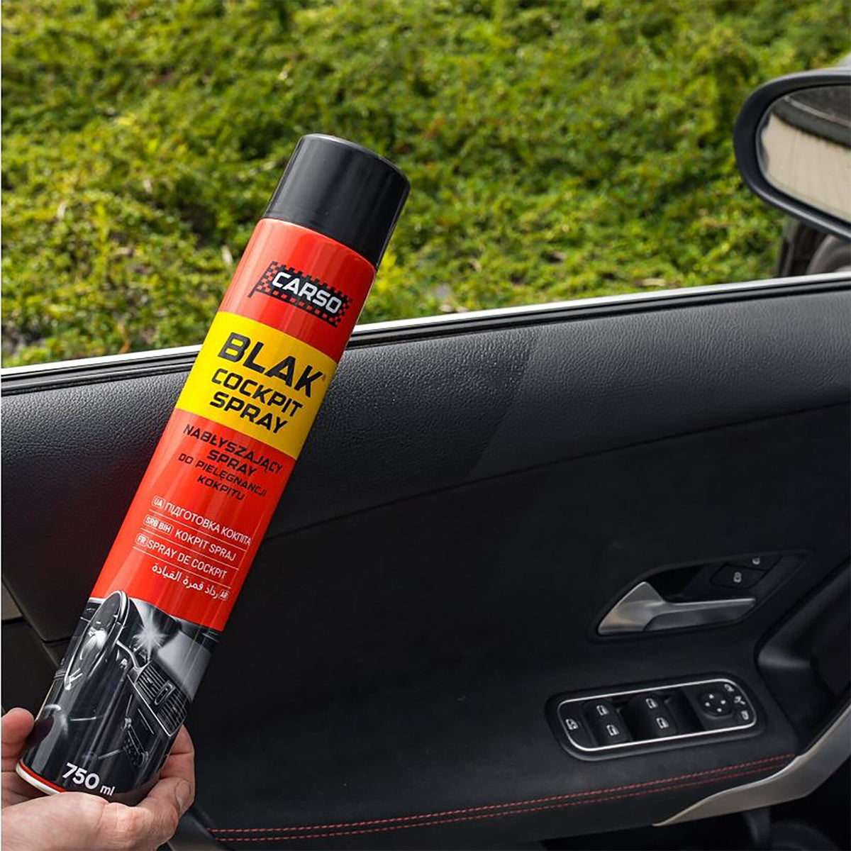 Spray do deski rozdzielczej K2 Carso Blak New Car 750ml C407NC