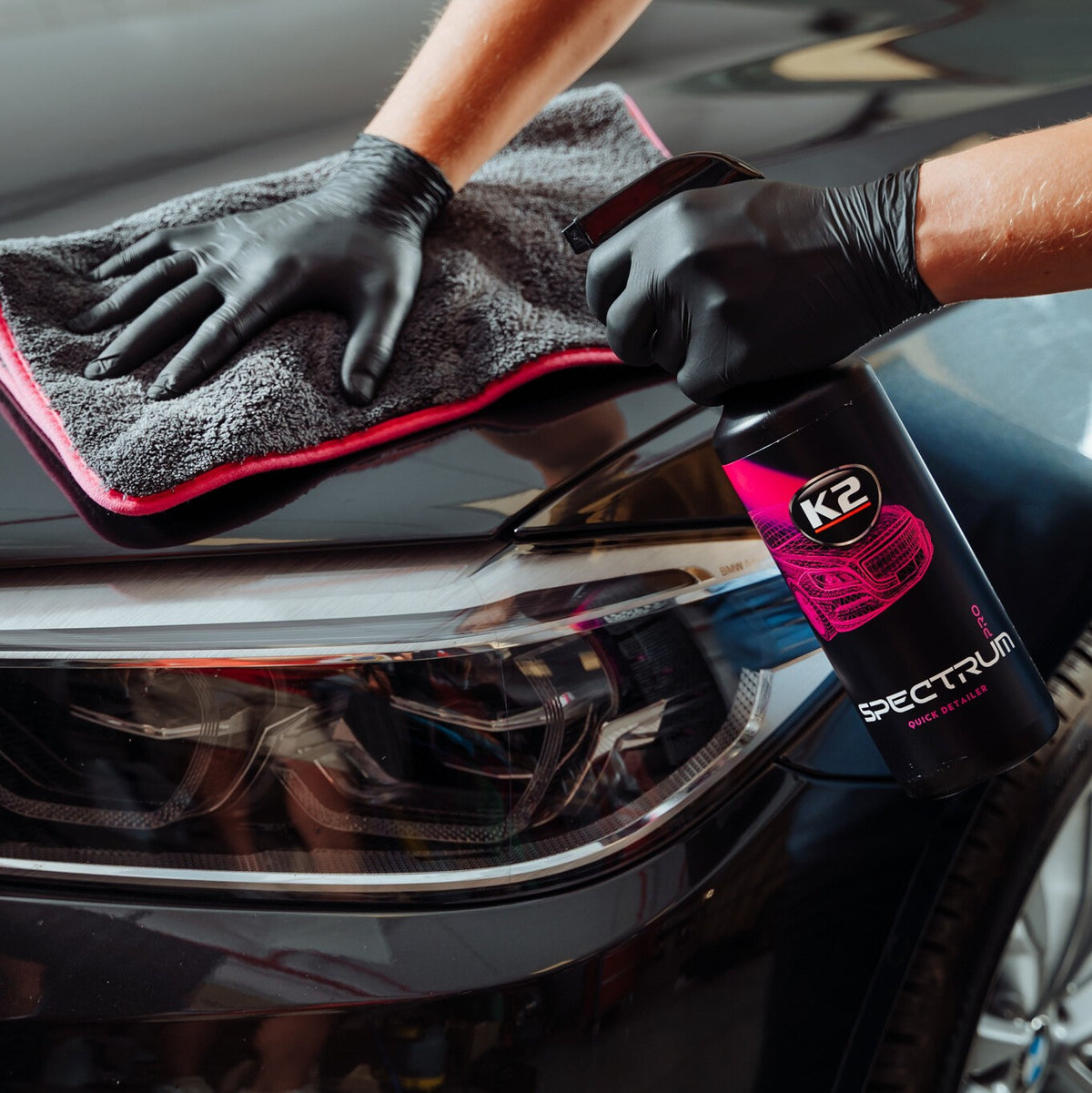 Car body wax Quick Detailer K2 SPECTRUM PRO 1L D3001
