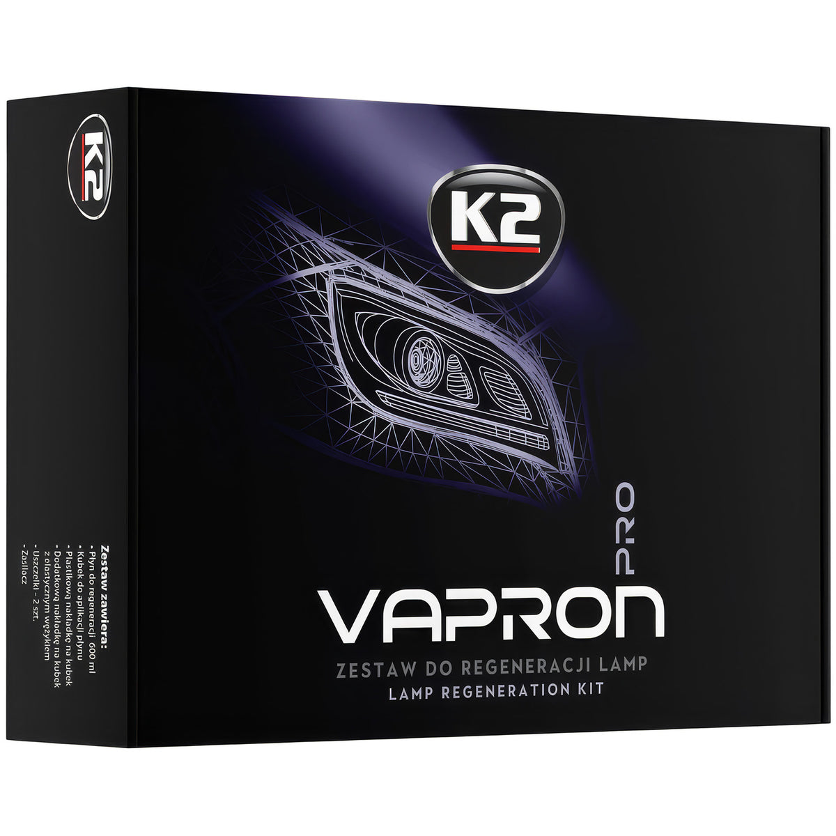 Zestaw do regeneracji lamp K2 VAPRON PRO D7900