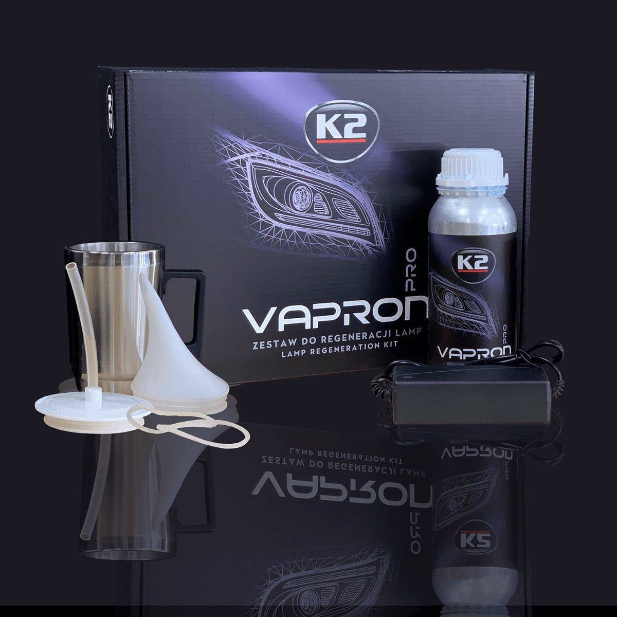 Zestaw do regeneracji lamp K2 VAPRON PRO D7900