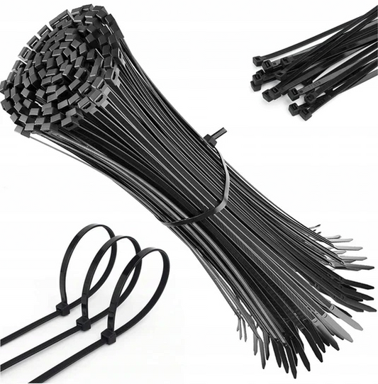 100 PIECES | CABLE TIES 3.6mm x 300mm | ZIP TIES CABLE FASTENERS