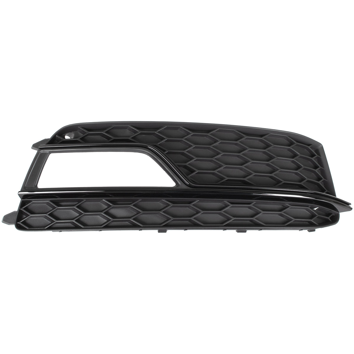 Audi A5 8T S-LINE FL 11-16 Z HALOGENAMI atrapka kratka w zderzak przedni CZARNA prawa