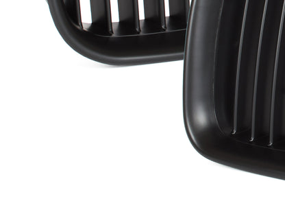 BMW 3 E36 90-96 kidney grilles between headlights (kidneys) left + right set. BLACK