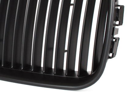 BMW 3 E36 90-96 kidney grilles between headlights (kidneys) left + right set. BLACK