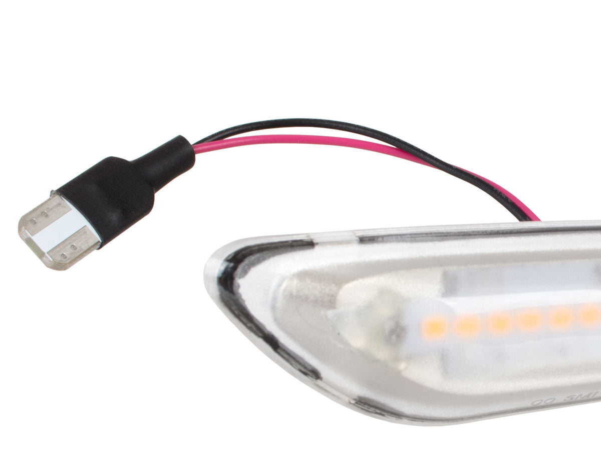 BMW 3 E90 E91 E92 E93 kierunkowskaz boczny LED BIAŁY DYNAMICZNY 2 szt. KPL