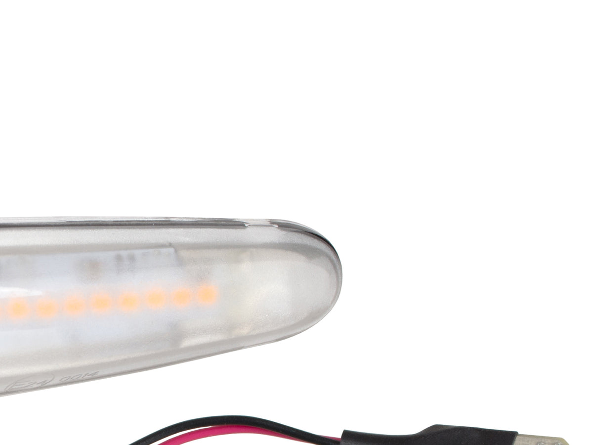 BMW 3 E90 E91 E92 E93 kierunkowskaz boczny LED BIAŁY DYNAMICZNY 2 szt. KPL
