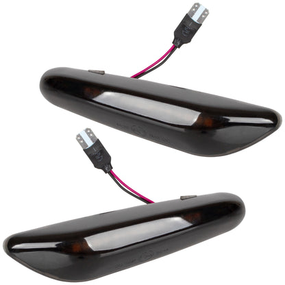 BMW 5 E60 E61 LED Side Turn Signal Smoked Dynamic 2 pcs. set