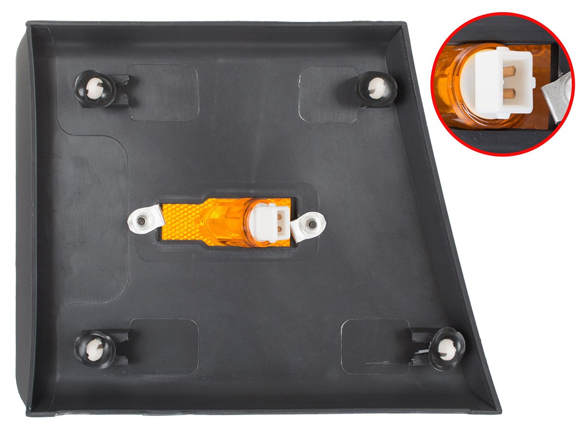 Citroen Jumper 2006 - B-pillar trim LEFT + MARKER LIGHT SET
