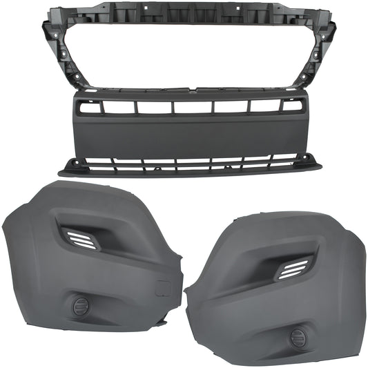 Fiat Ducato 2014- front bumper 3 pcs. SET