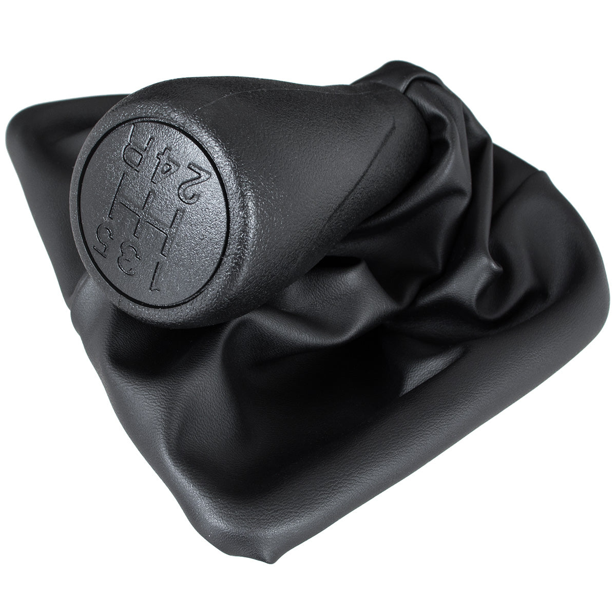 Fiat Fiorino 07-16 gear knob BLACK + GAITER 5 GEARS
