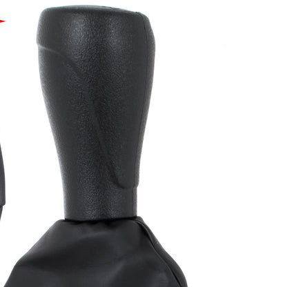 Fiat Fiorino 07-16 gear knob BLACK + GAITER 5 GEARS