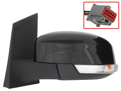 Ford Focus II FL 08-11 lusterko zewnętrzne elektryczne CZARNE lewe